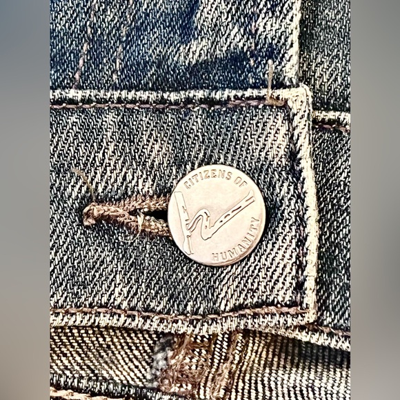 Citizens of Humanity (C of H) Denim Jean Shorts (Size 26) Vintage Blue💙👖🩳🎁🤩 - Picture 8 of 11
